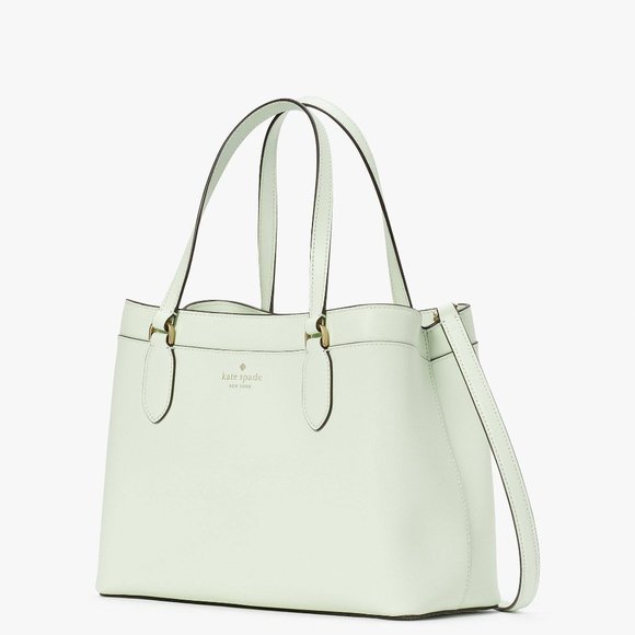 New Kate Spade Sienna Satchel Grain Leather Lime Frosting - Picture 5 of 5